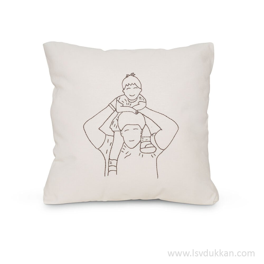 BABALAR GÜNÜ EN İYİ ARKADAŞIM YASTIK