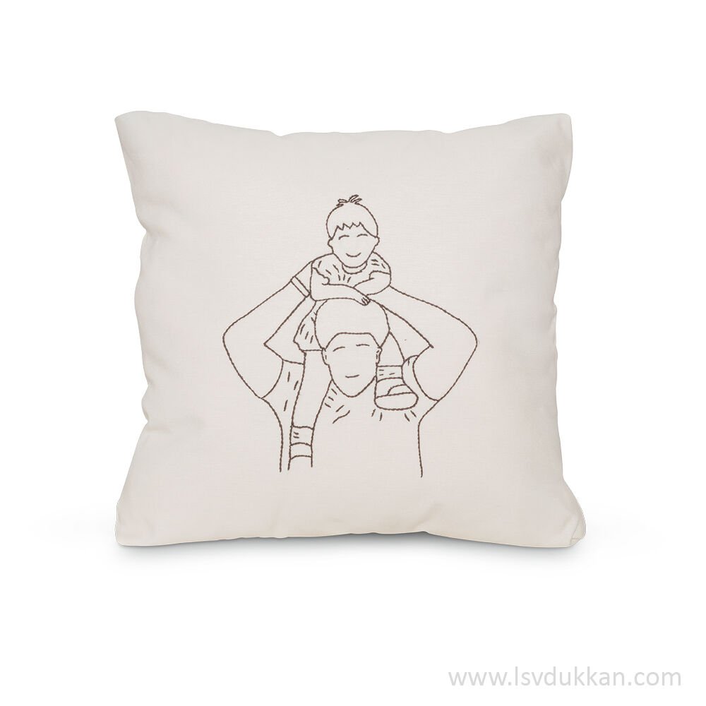 BABALAR GÜNÜ EN İYİ ARKADAŞIM YASTIK