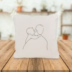 BABALAR GÜNÜ SEVGİYLE BABAM YASTIK