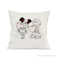 Lsv Yastık İşlemeli Sevgi Çocukları