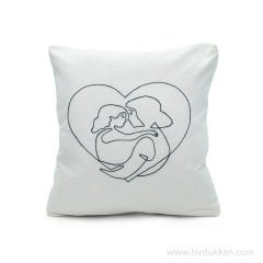 ANNEMLE GÖZ GÖZE KIZ YASTIK