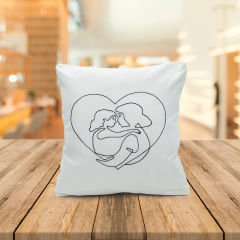 ANNEMLE GÖZ GÖZE KIZ YASTIK