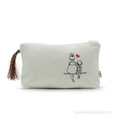 ÇANTA-ANNE OĞUL İŞLEMELİ EL ÇANTASI