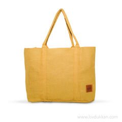 LSV KETEN YAZLIK KOL ÇANTASI HARDAL