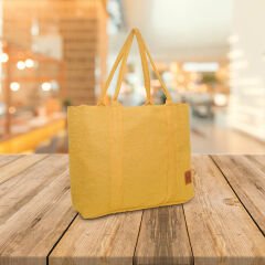 LSV KETEN YAZLIK KOL ÇANTASI HARDAL