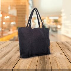 LSV KETEN YAZLIK KOL ÇANTASI Füme