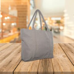 LSV KETEN YAZLIK KOL ÇANTASI Gri