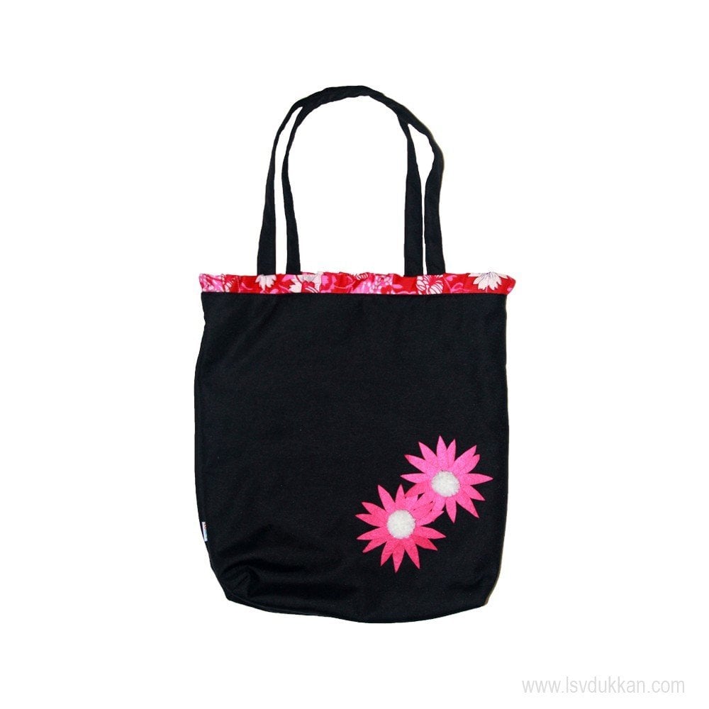 Lsv Kasımpatı Çanta Pembe Çiçekli