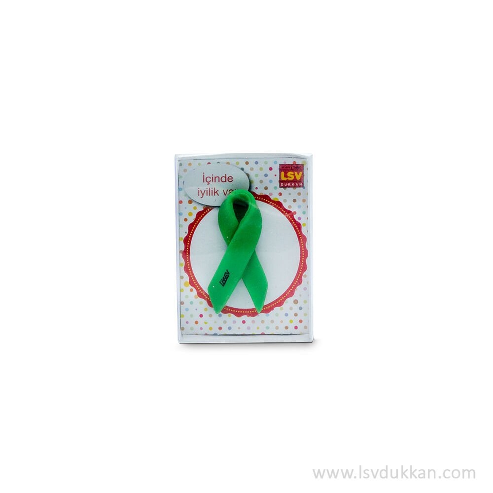 FARKINDALIK KURDELESİ AÇIK YEŞİL ROZET