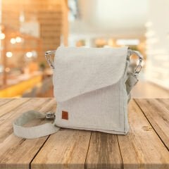 İBİZA KAPAKLI BEJ ÇANTA