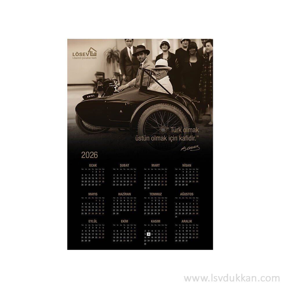 ATA DUVAR TAKVİMİ-TÜRK OLMAK