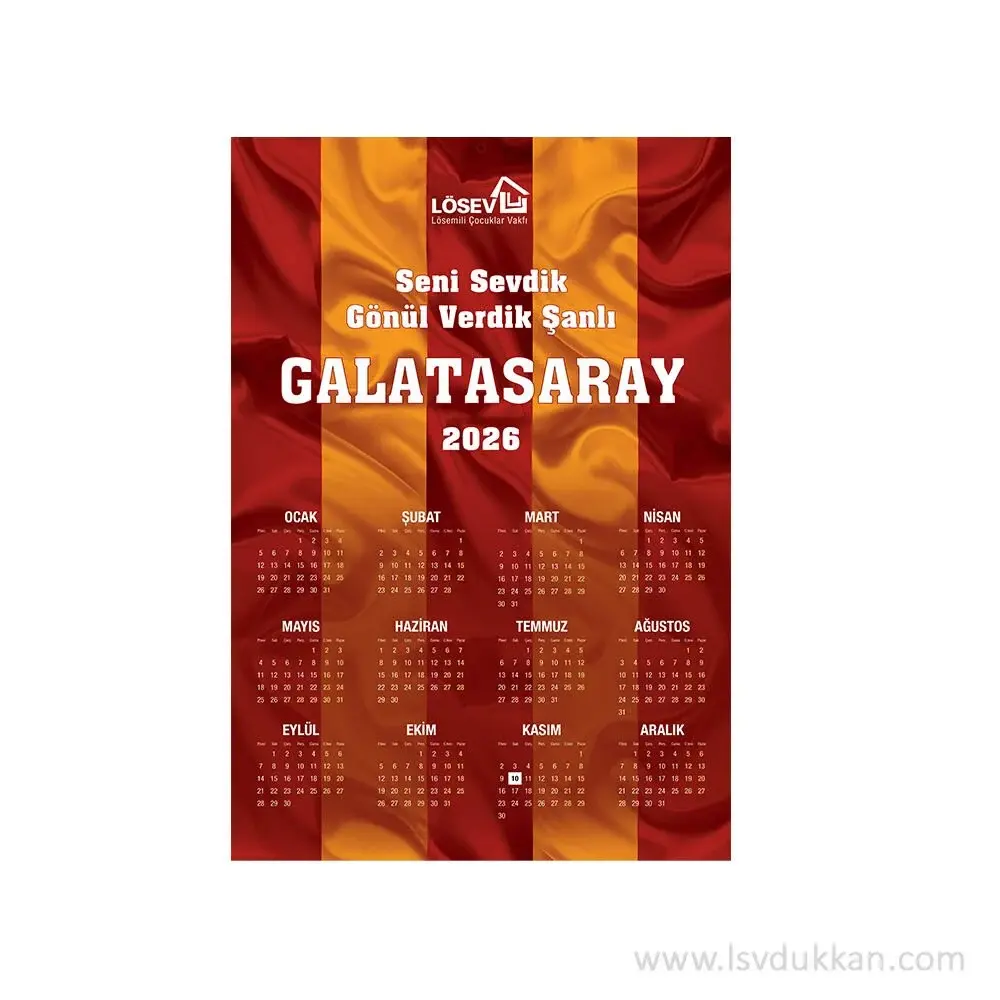 Duvar Takvimi - Galatasaray