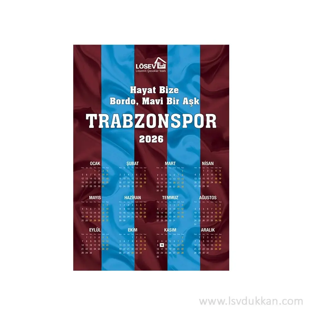 Duvar Takvimi - Trabzonspor