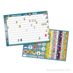 ÇIKARTMALI TAKVİM-OKUL