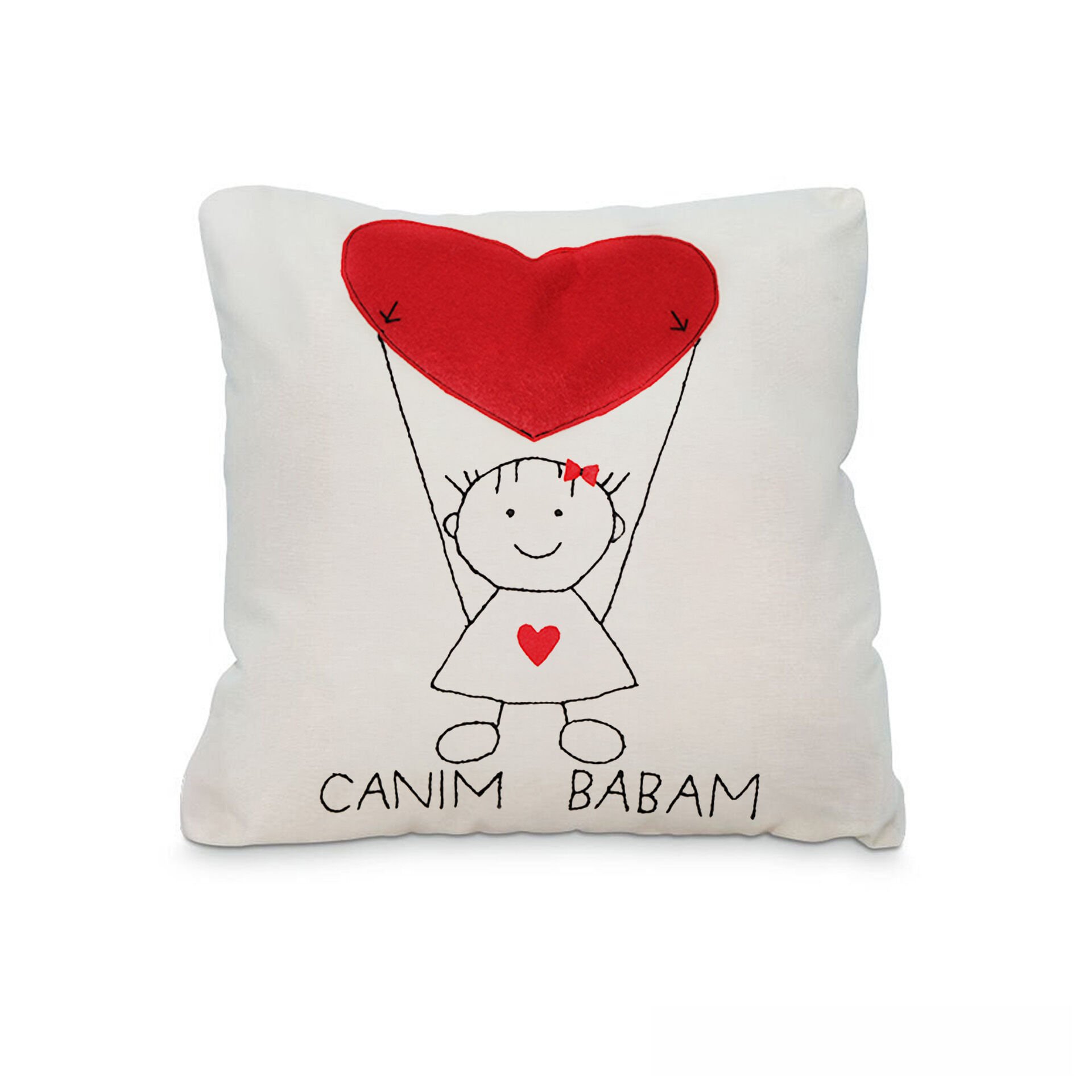 Lsv Canım Babam Kız Yastık
