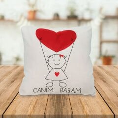 Lsv Canım Babam Kız Yastık
