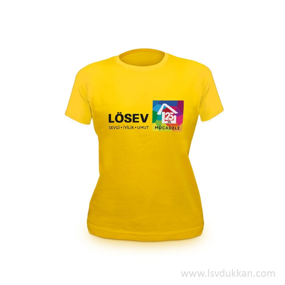 25.YIL T-SHİRT SARI