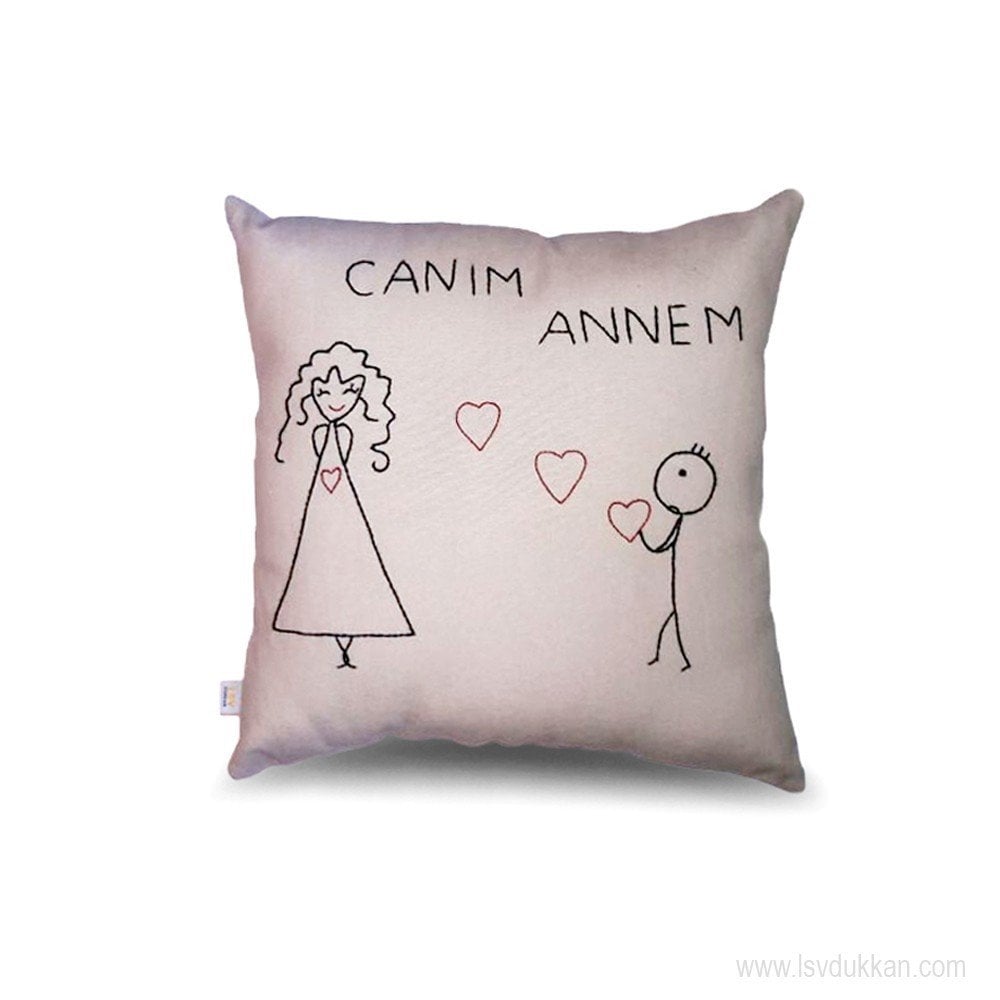 Canım Annem İşleme Yastık