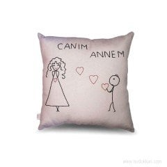 Canım Annem İşleme Yastık