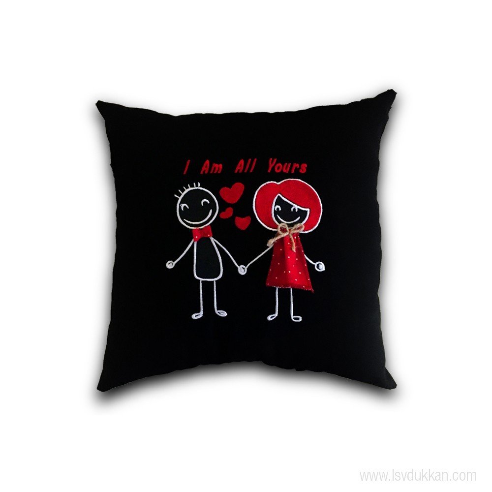 Lsv I Am All Yours Yastık Siyah