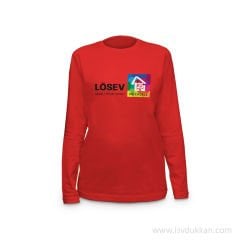 25.YIL UZUN KOL T-SHİRT KIRMIZI