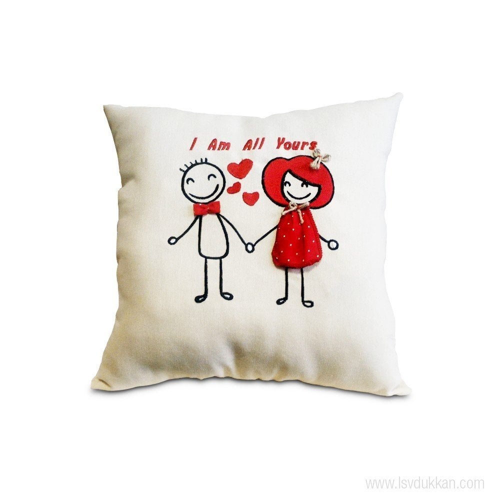 Lsv I Am All Yours Yastık Beyaz