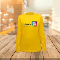 25.YIL UZUN KOL T-SHİRT SARI