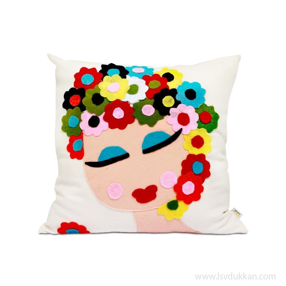 Lsv Çiçek Kız Yastık