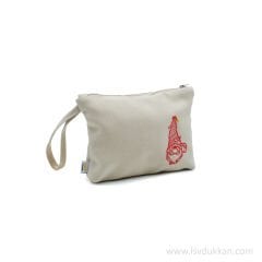 NOEL BABA İŞLEMELİ EL ÇANTASI