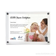 A4 Çerçeveli Yaşam Sertifikaları - Canım Annem & Çocuk