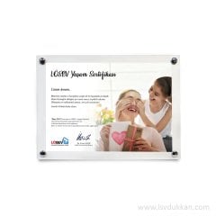 Canım Annem Ahşap Çocuk Küçük Sertifika