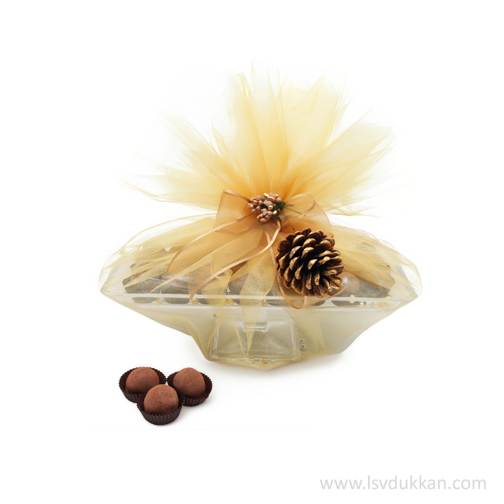 LSV ÇİKOLATA ÖZEL- TRUF CAM STAND 375 GR