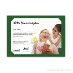 A4 Paspartu Yaşam Sertifikaları - Canım Annem & Çocuk