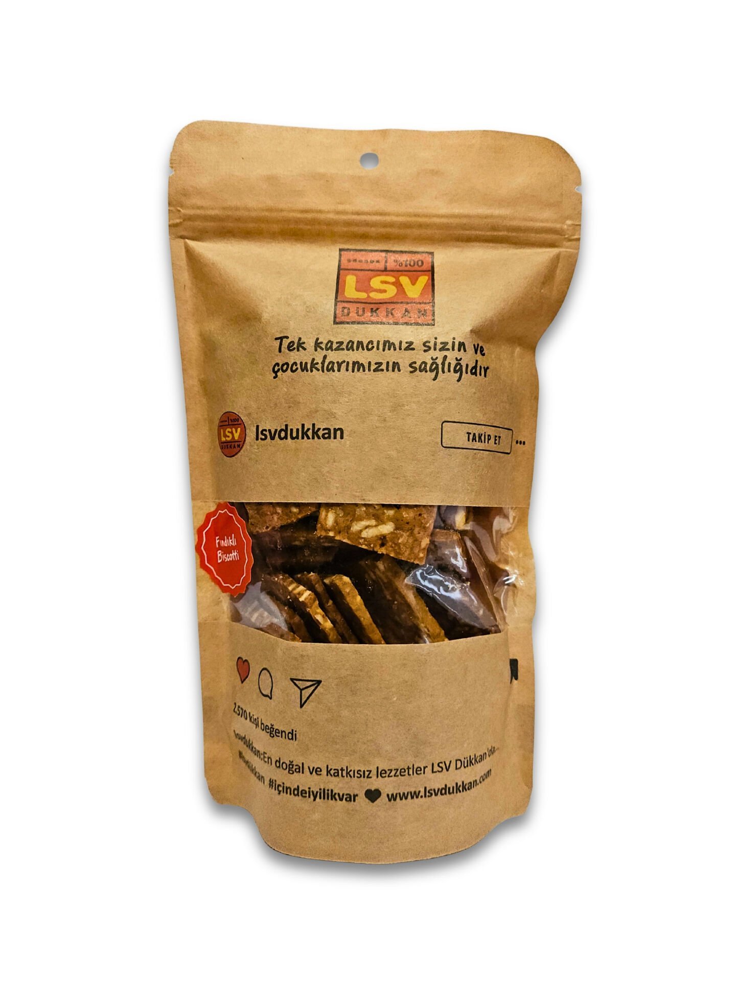LSV PASTANE  - FINDIKLI BİSCOTTİ 150 GR