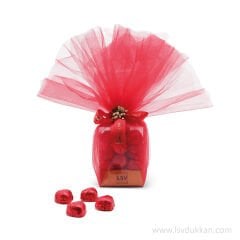 TÜLLÜ KARE KUTU SÜTLÜ ÇİKOLATA 300GR.