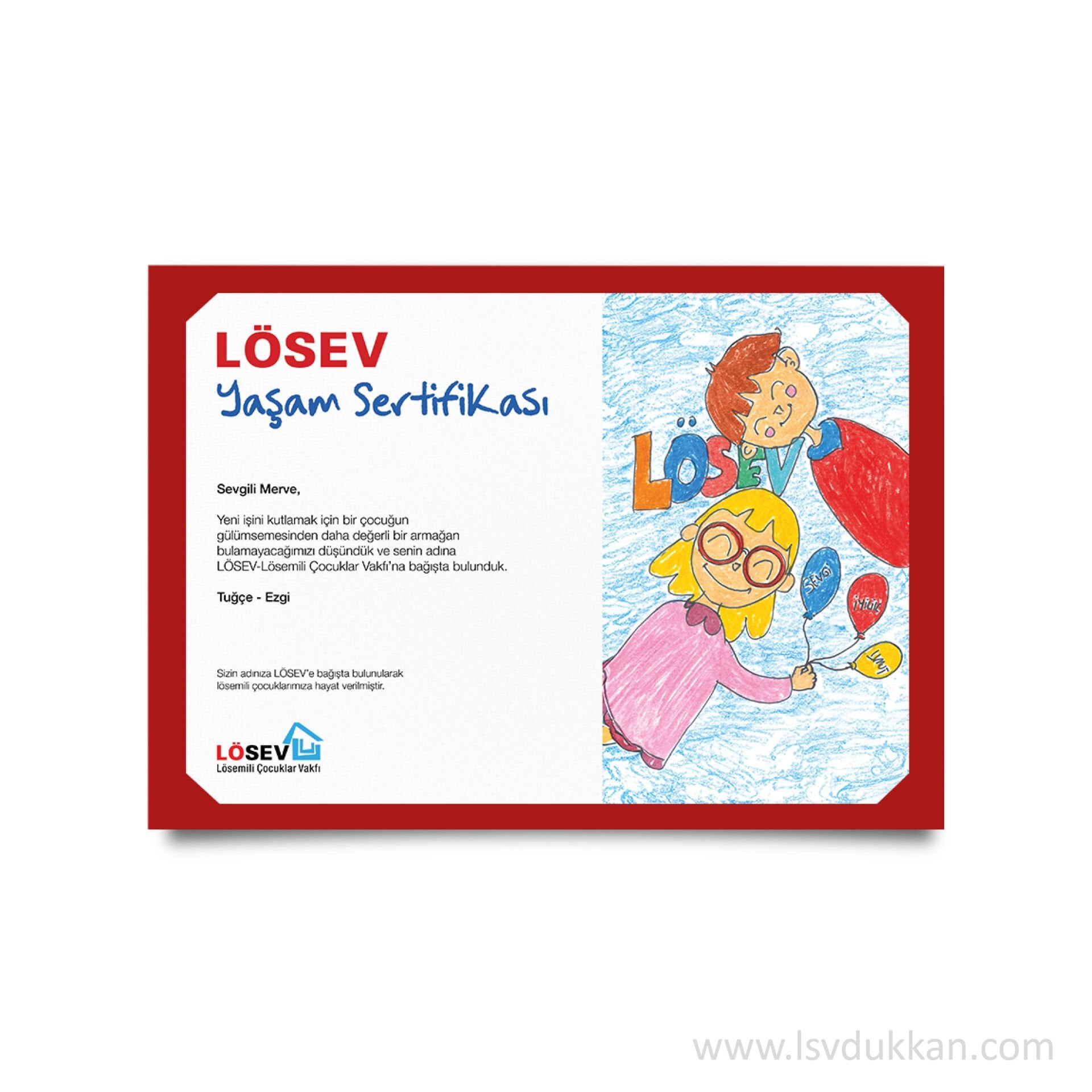 A4 PASPARTU ÇOCUK ÇİZİM SEVGİ