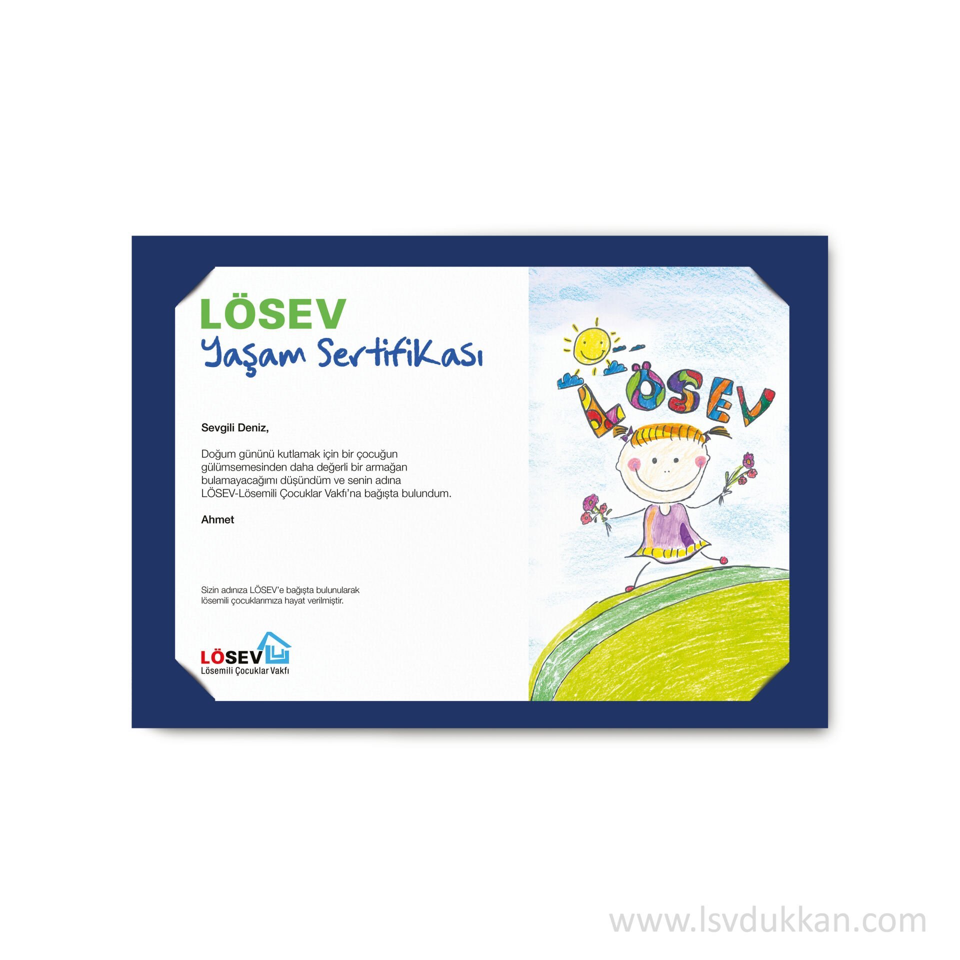 A5 PASPARTU ÇOCUK ÇİZİM UMUT