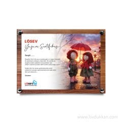 A4 AHŞAP SEVGİ ÇOCUKLARI