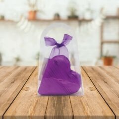 2'Lİ DOLGULU KALP ÇİK (MOR-ÇANTA)