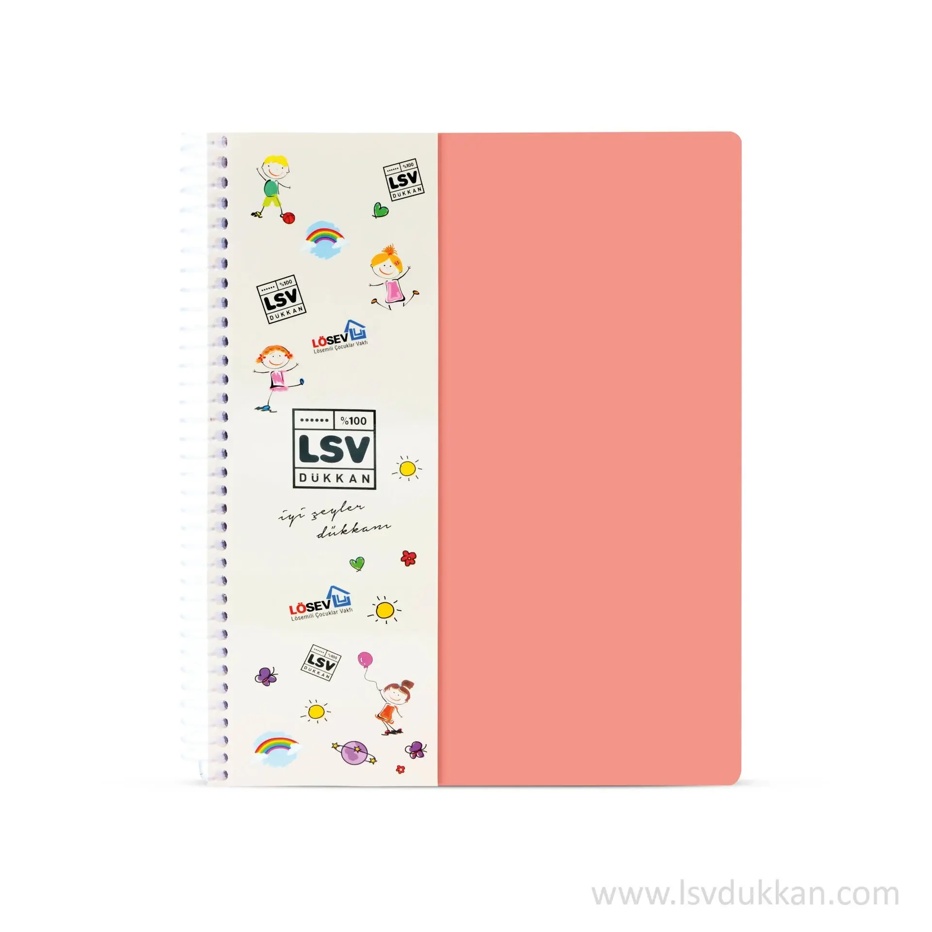 A4 Seperatörlü Turuncu Kapaklı Defter (4+1)
