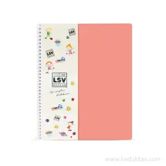 A4 Seperatörlü Turuncu Kapaklı Defter (4+1)