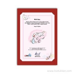 Hoşgeldin Kız Bebek Sertifikası