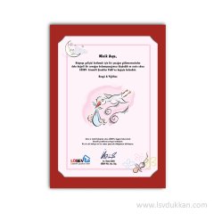 A4 Paspartu Yaşam Sertifikaları – Hoş geldin Bebek – Kız