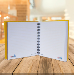 Kare Defter Sarı Kapaklı
