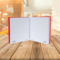 Kare Defter Pembe Kapaklı