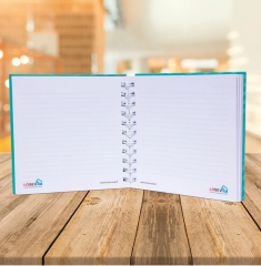Kare Defter Yeşil Kapaklı