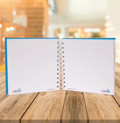 Kare Defter Mavi Kapaklı