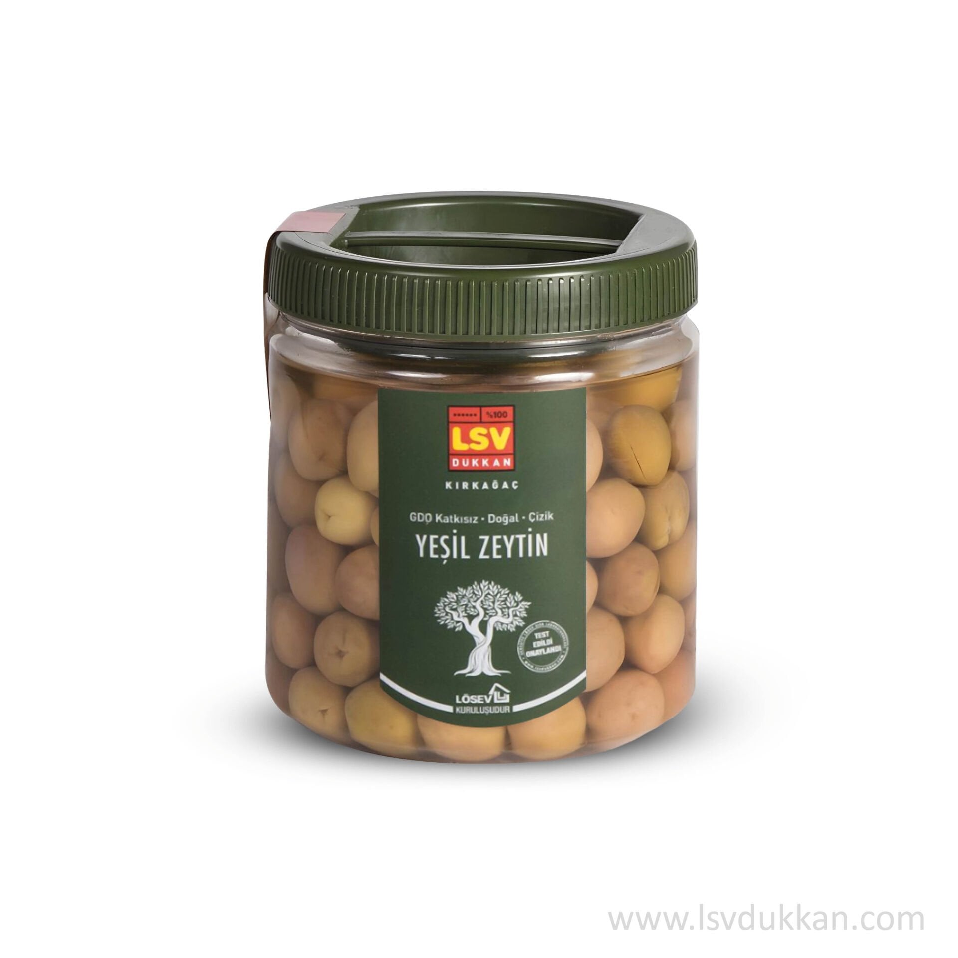 LSV Kırkağaç Çizik Yeşil Zeytin 500 GR