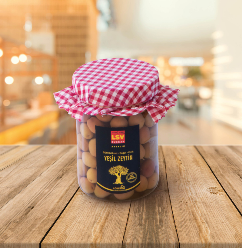 LSV AYVALIK ÇİZİK YEŞİL ZEYTİN 400 GR