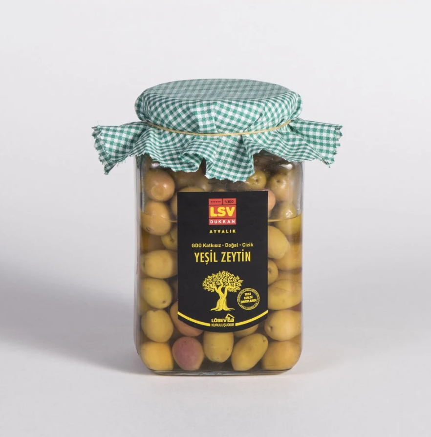 LSV AYVALIK ÇİZİK YEŞİL ZEYTİN 600 GR